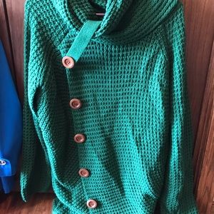 Green sweater